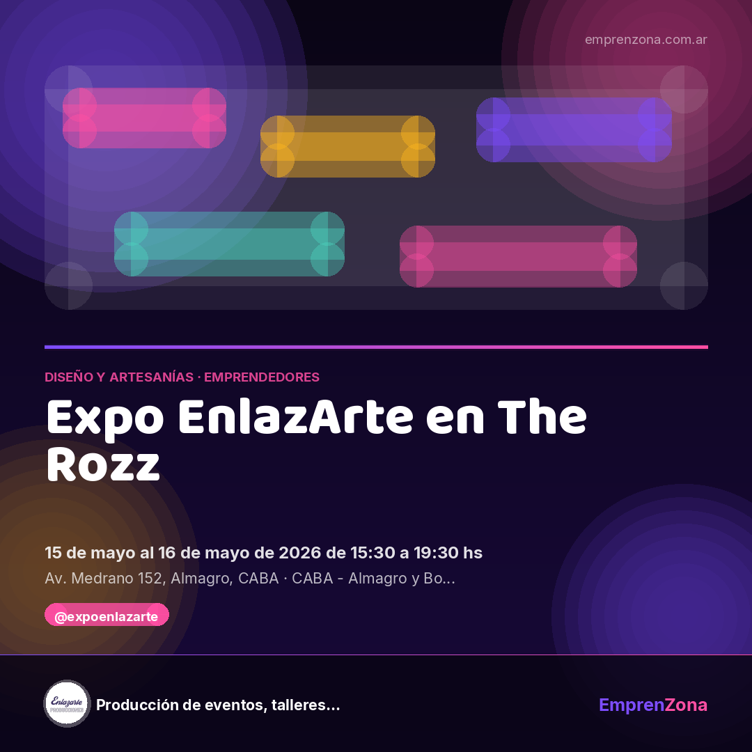 Expo EnlazArte en Parque Chacabuco